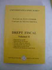 Drept fiscal- volumul 2 foto