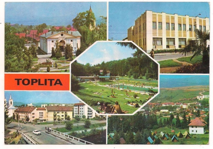 carte postala(ilustrata)-HARGHITA -Toplita
