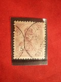 Timbru 5 Kr. 1900 Fr.Josef ,stamp. Ungaria ( Austro)