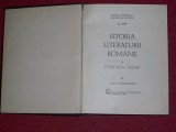 Istoria Literaturii Romane - Al. Piru (Perioada veche)