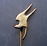 I.021 INSIGNA STICKPIN AVIATIE AUSTRALIA QANTAS h12mm