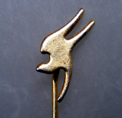 I.021 INSIGNA STICKPIN AVIATIE AUSTRALIA QANTAS h12mm foto