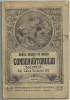 CATALOGUL MARELUI MAGAZIN DE MUZICA AL CONSERVATORULUI BUCURESTI - editie 1909