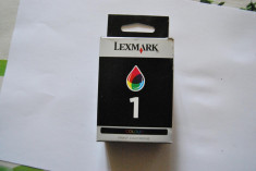 CARTUSE ORIGINALE LEXMARK 1 COLOR - 50 RON foto