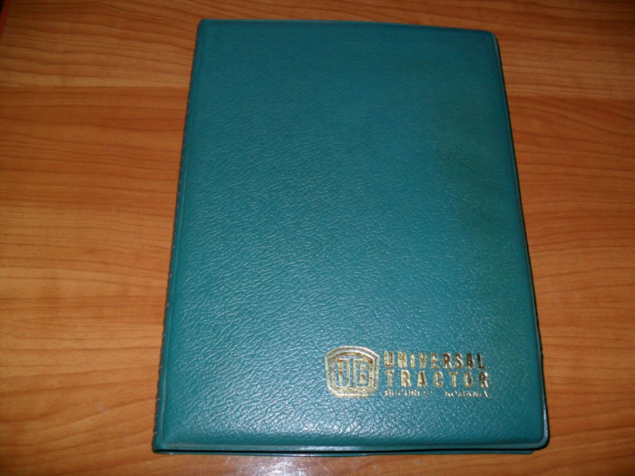 Agenda Universal Tractor UTB, epoca ceausista,1976