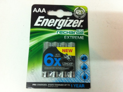 Set bateri de 4 bucat ,, Marca ENERGIZER AAA de 800mAh &amp;#039;&amp;#039; foto