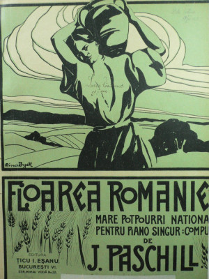 PARTITURA MUZICALA - FLOAREA ROMANIEI - MARE POTPOURRI NATIONAL foto