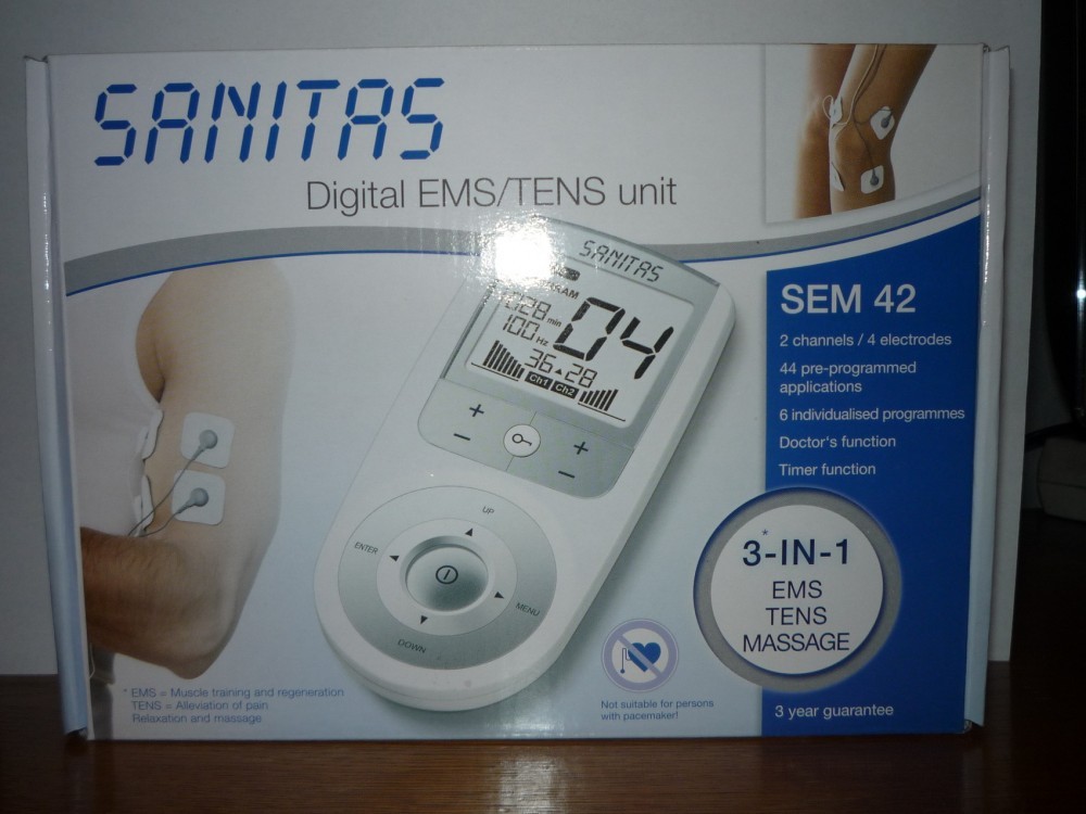 Electrostimulator Muscular SANITAS EMS/TENS 3 in 1 | arhiva Okazii.ro