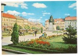 Carte postala(ilustrata)-ARAD-Piata Avram Iancu, Necirculata, Printata