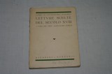 Letture scelte del secolo XVIII - a cura del prof. Alexandru Marcu - Bucuresti - 1936