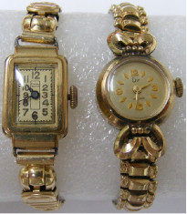 2 ceasuri vechi de dama - de colectie foto