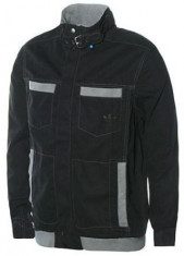 Geaca Adidas Originals Mens SY Black Full Zip Jacket Coat New Originala !!! Marimea S foto
