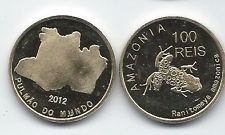 bnk mnd Amazonia 100 reis 2012 unc, fauna