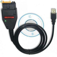 Interfata VAG K+CAN Commander FULL modificare KM Kilometri kilometraj + Citire Pin + Stergere Crash + Programare chei diagnoza OBD2 VW SEAT SKODA AUDI foto