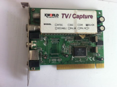 Kworld Tv / Capture Tv Tuner Card Pci Model BG+DK - Fara Accesorii foto