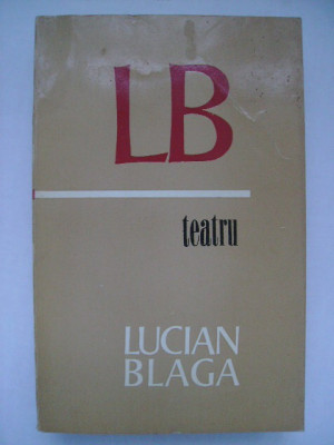 Lucian Blaga - Teatru, 1971 foto