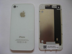 Carcasa Capac Baterie Spate din sticla ORIGINAL ORIGINALA Apple iPhone 4 4G - 16GB / 32GB White Alba foto