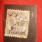Timbru supratipar 1 Piastru pe 10 Kr.albastru Levant stamp.