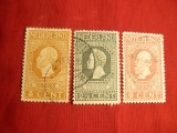 Timbre : 2 1/2 C , 3 C , 5C- 1913 Olanda ,stamp.