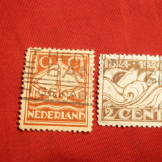 Serie- 100 Ani Vapoare de Salvare 1924 Olanda ,2 val.stamp.