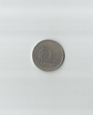 Moneda 10 forint 1995 Ungaria foto