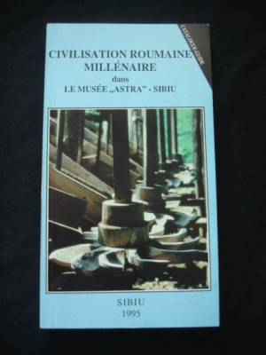 Civilisation Roumaine mill&amp;eacute;naire dans le mus&amp;eacute;e Astra - Sibiu foto