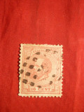 Timbru 10 C rosu 1872 Olanda -Wilhelm III ,stamp.
