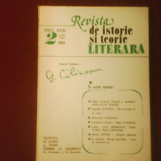 Revista de istorie si teorie literara XXXI,nr.2, aprilie-iunie 1983,Stendhal