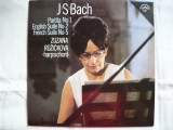 J. S. Bach - Partita no. 1/ Suita engleza no. 2/ Suita franceza no. 5- ( clavecin Zuzana Ruzickova) - VINIL