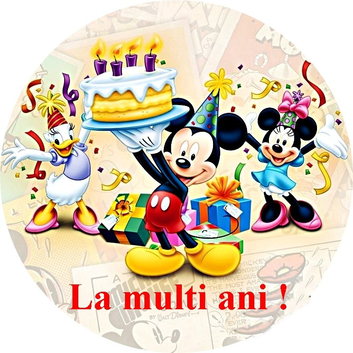 Ornamente pentru tort comestibile cu Mikey Mouse si Minnie, Donald | arhiva  Okazii.ro
