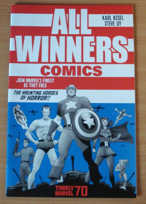 All Winners Comics 70th Anniversary Special #1 Marvel Comics foto