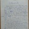 Manuscris al scriitorului Mircea Santimbreanu, Dialog cu tinerii, 4 pagini, 1