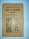 Cumpara ieftin VASILIU-VEGETATII ADENOIDE SAU POLIPI IN NAS,FUND. CAROL I,BUCURESTI,INTERBELIC