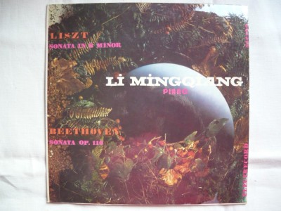 Liszt - Sonata in B minor / Beethoven - Sonata op. 110 - ( pian: Li Mingqiang) - VINIL foto
