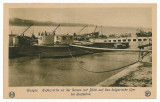 1113 - GIURGIU, harbor, ships - old postcard - unused, Necirculata, Printata