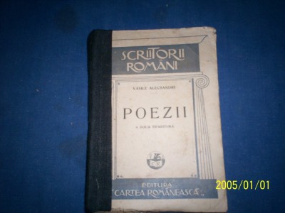 POEZII -VASILE ALECSANDRI foto