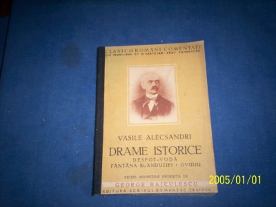 DRAME ISTORICE-VASILE ALECSANDRI foto