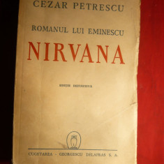 Cezar Petrescu - Nirvana -Ed. Cugetarea 1943