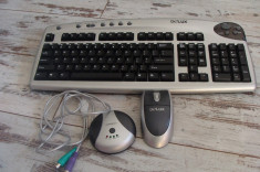 tastatura si mouse wireless DeLuxe foto