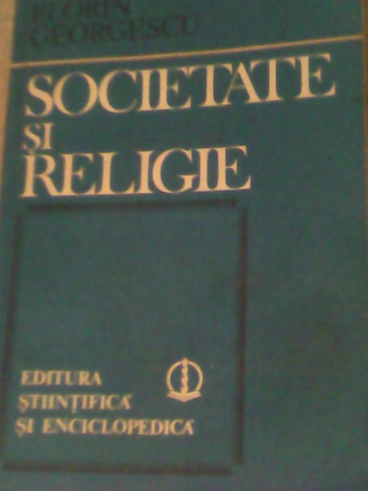 Societate si religie-Florin Georgescu