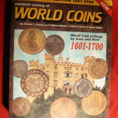 Catalog World Coins 1601- 1700 - Prima Editie - piesa colectie