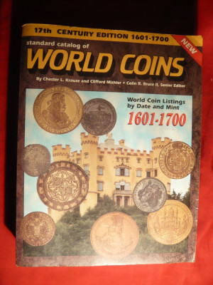 Catalog World Coins 1601- 1700 - Prima Editie - piesa colectie foto
