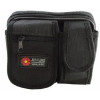 Geanta Husa Foto Multifunctionala Aparat Compact Curea 117x100x50mm Neagra/Rosie