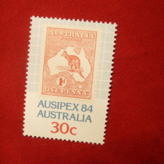 Serie- Expozitia Filatelica Ausipex 1984 Australia ,1 val.