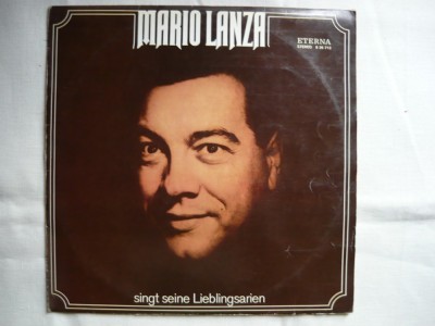 Mario Lanza - Arii din opere - VINIL foto