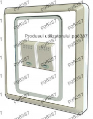 Intrerupator dublu, intenc (S.T.), 250V/10A - 111823 foto