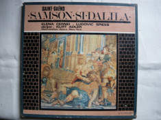Saint-Saens - Samson si Dalila - ( Elena Cernei, Ludovic Spiess ) - 3 discuri - VINIL foto