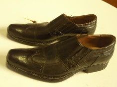 Pantofi barbati Borelli din piele noi foto