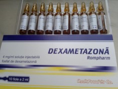 Dexametazona Fiole Dexamethasona Injectabil Fiola Cutie 10 Bucati ( Dexamed Dexametazon ) Pentru Aerosoli Si Alergii foto