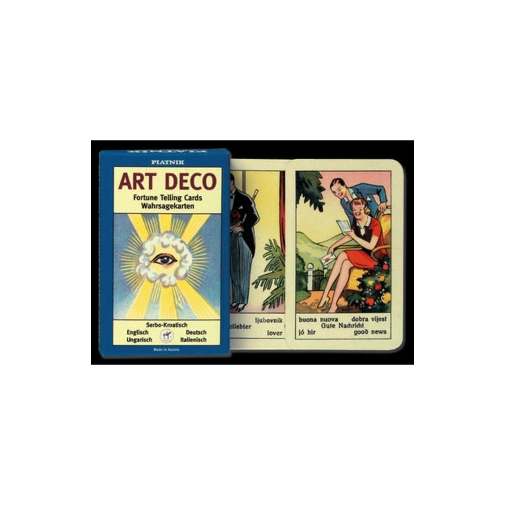 TAROT ART DECO WAHRSAGEKARTEN FORTUNE TELLING CARDS CARTI DE GHICIT arhiva Okazii.ro